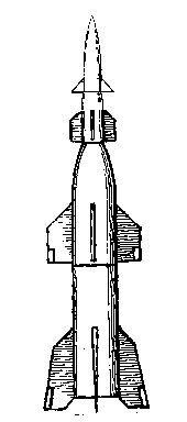Рис.8.Схема четырёхступенчатой ракеты